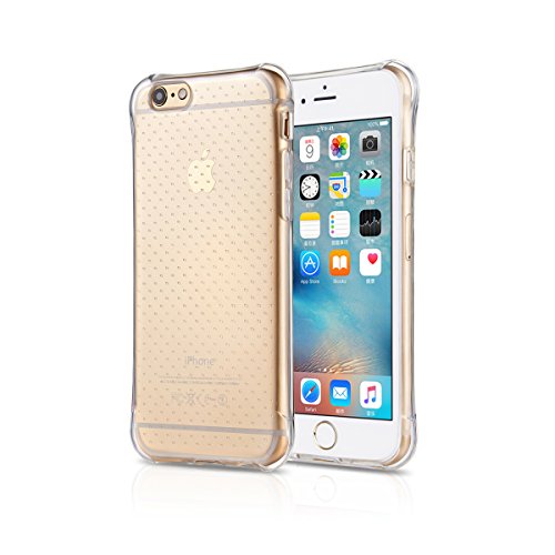 COZYSWAN Transparent Air Cushion Shock Resistant TPU Bumper Cover Case for iPhone 6/6S - 4.7''