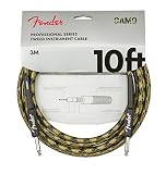 clavijas fender bajo Para ti: 1 cable Fender Professional Series – 3 m – Woodland Cam