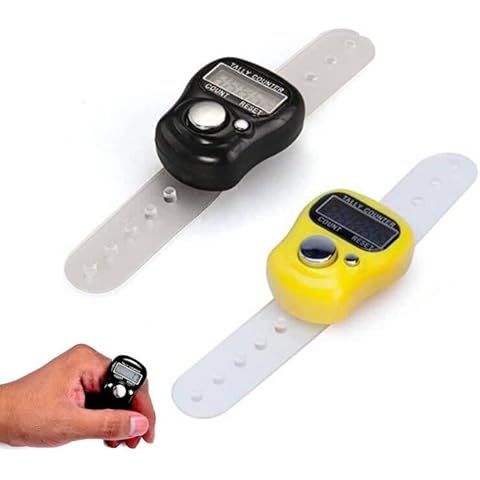 Digital Finger Counter,Finger Hand Tally Counter Counting,Tally Counter Digital,Electronic Digital Hand Tally Counter,Electronic Finger Counter,Electronic Counter,Finger Counter Mini Digital Lcd,2 Pcs Cover