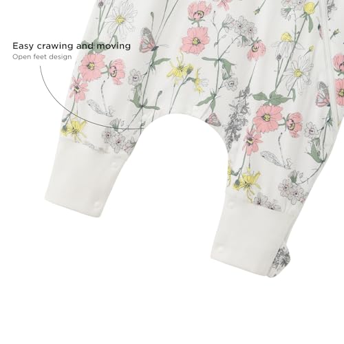 Image of Duomiaomiao 2 Pack 0.5 TOG Toddler Sleep Bag 6-12 Months 100% Cotton Lightweight Baby Sleep Sack with Feet, Breathable Comfy Toddler Wearable Blanket