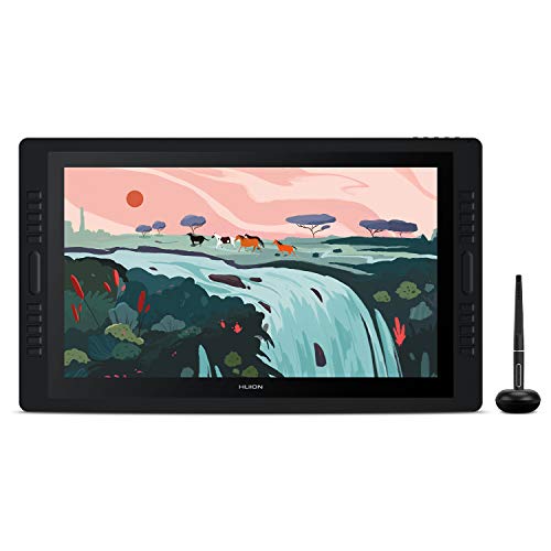 Image of HUION Drawing Monitor KAMVAS Pro 24 Pen Display Graphic Tablet 2.5K QHD Full Lamination Screen with Adjustable Stand, 23.8 inch