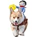 NACOCO Cowboy Rider Dog Costume for Dogs Clothes Knight Style with Doll and Hat for Halloween Day Pet Costume (XS)