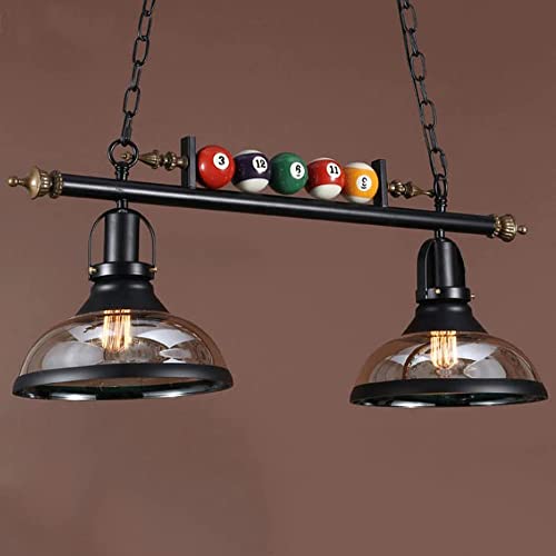 Lustre américain rétro pour salle de billard et restaurant