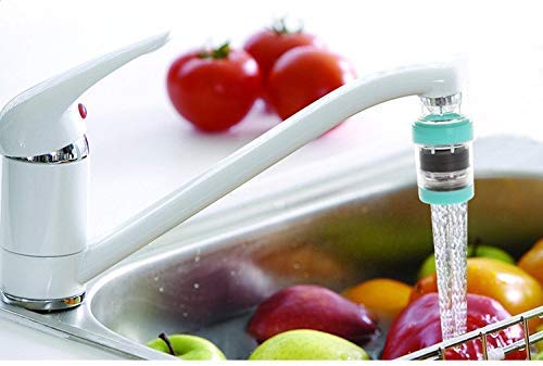 Image of EKRON Tap Faucet Water Purifier & Strainer | Medical Stone & Magnetization Water Softener Filter | Removes Dirt, Rust & Impurities Kitchen Sink Washbasin & Shower Tap Attachment (Random Color) CH-158
