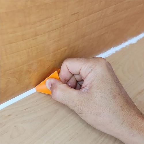 TOOVREN Silicone Seam Tool Silicone Caulking Tool, Reusable Sealant Silicone Caulk Tool for Kitchen, Bathroom, Joint (2 PCS) - Thumbnail 2
