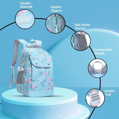 Image of Tinytot 30 Litre Waterproof School Backpack Bags for Women - Large 19 Inch Laptop Bag for Boys &Girls 12+ Years, College Bag for Girls and Boys, Men, Women - Ideal for Office, Travel, School, College