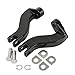 XFMT Motorcycle Black 10mm Rear Passenger Footpeg Mount Kit For Harley Touring Road King, Street Glide, Electra Glide Ultra Classic '93-Later