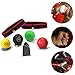 Boxing Reflex Ball Headband Set, Reflex Punching Ball with Storage Bag, Improve Reaction Speed, Adjustable Headband MMA Workout Kids Adults, 2 Headband 4 Ball