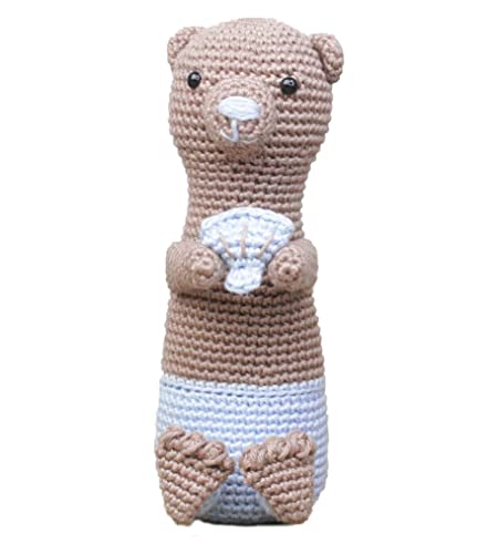 Hardicraft Crochet Kit for Making Yourself with Instructions and Material for Otis Otter Approx. 18 cm, ca. 18 cm