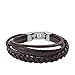 Fossil Herren Armband Brown Braided Double