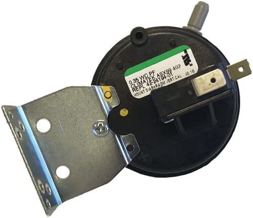 Furnace Vent Air Pressure Switch - Fits Rheem Gas Part # MPL-9371-V-0.35-DEACT-N/O