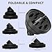 KingKam Upgraded Diffuser Attachment for Dyson Airwrap, Collapsible Foldable Hair Diffuser Nozzle for Airwrap, Converts for Dyson Airwrap to Hair Dryer, Travel and Portable - Black