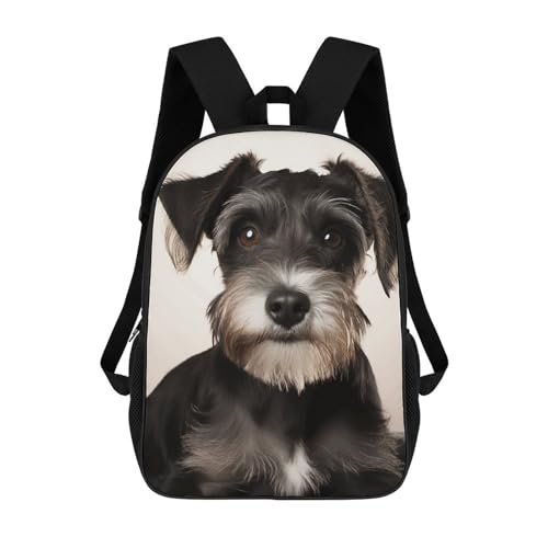 Backpack for Women Men Laptop Backpack Cute Schnauzer Casual Daypack Work Travel Computer Backpack