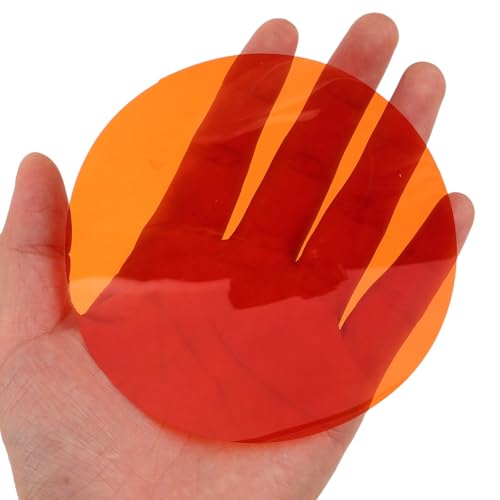 Filtros de luz de alta resistencia láminas gel autoadhesivas naranja 10 unidades 5