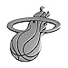 NBA Miami Heat Metal Emblem, One Size, One Color