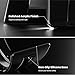 Yikola Vertical Laptop Stand for Desk, Vertical Laptop Hoder Space-Saving Organizer for All MacBook, Laptop Stand Acrylic Invisible Desktop Notebook Dock-Black…