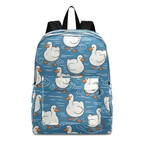 Mochila escolar ligera para libros que evita derrames con bolsillos para botellas