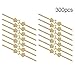 Eioflia Chandelier Replacement Parts,Chandelier Connectors Clips Pins Bow Tie Crystals Connector Fastening Lamp Part Tool Golden 300PCS