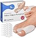 YOGAMEDIC Hallux Valgus Zehenspreizer für den Großen Zeh - 6 Stk, transparent - Unterstützung zur Hammerzehen, Ballenzehen Korrektur & Hallux Valgus Korrektur - Zehentrenner Damen & Herren