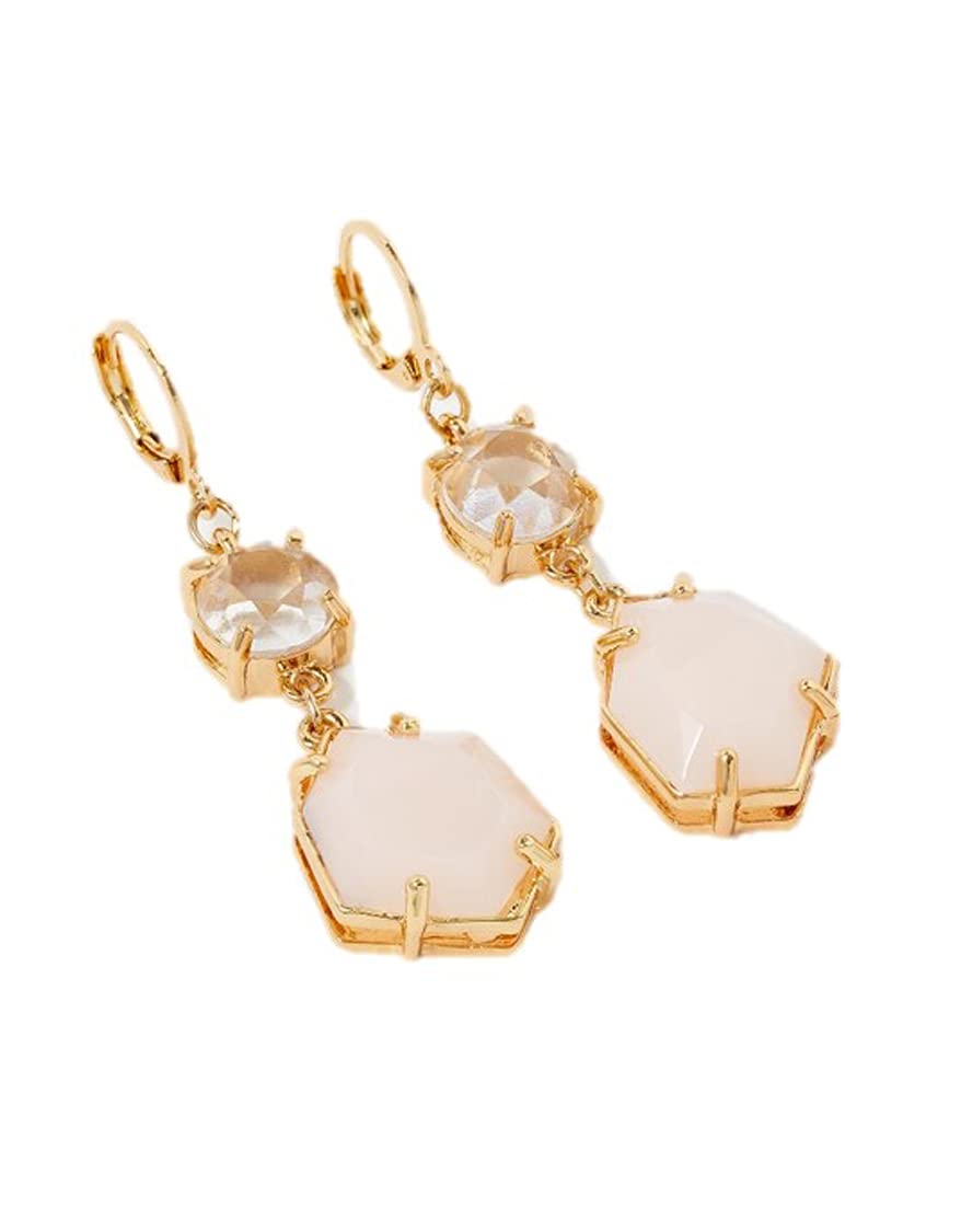 Accessorize London Country Retreat Hoop Gem Long Earring|One Size, PINK (MN-28101670001) (B09HBZ578Z) Amazon Price History, Amazon Price Tracker