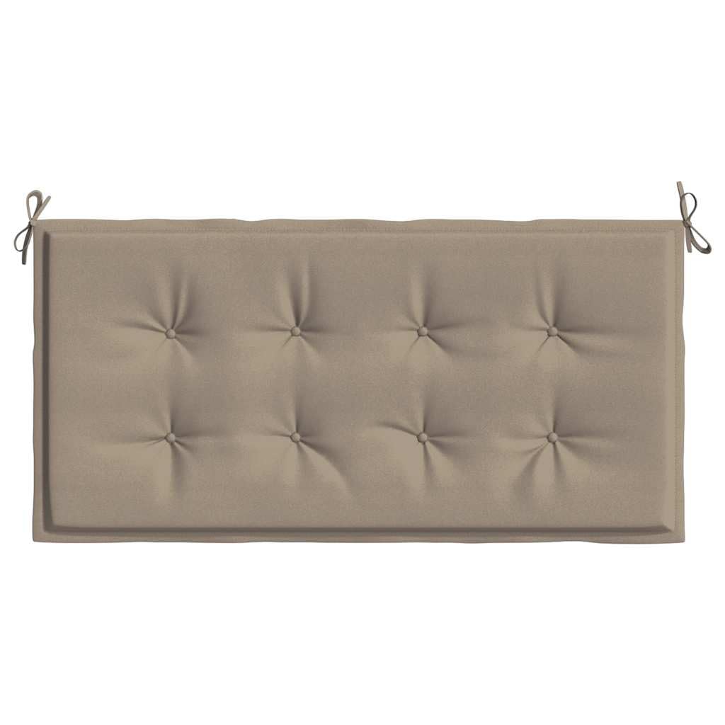 vidaXL Cojín de Banco de Jardín, Cojín de Asiento Antideslizante, Cojín de Exterior, Almohada de Silla para Patio Oficina, Tela Oxford Gris Taupe
