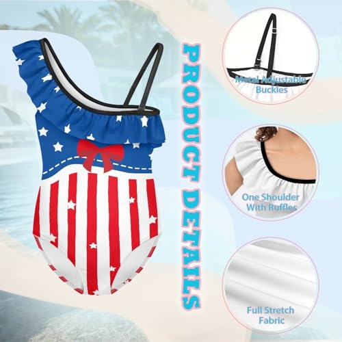 Image of Yzaoxia Girls One Piece Swimsuits Bathing Suit for Kids Swimwear 3-14Y