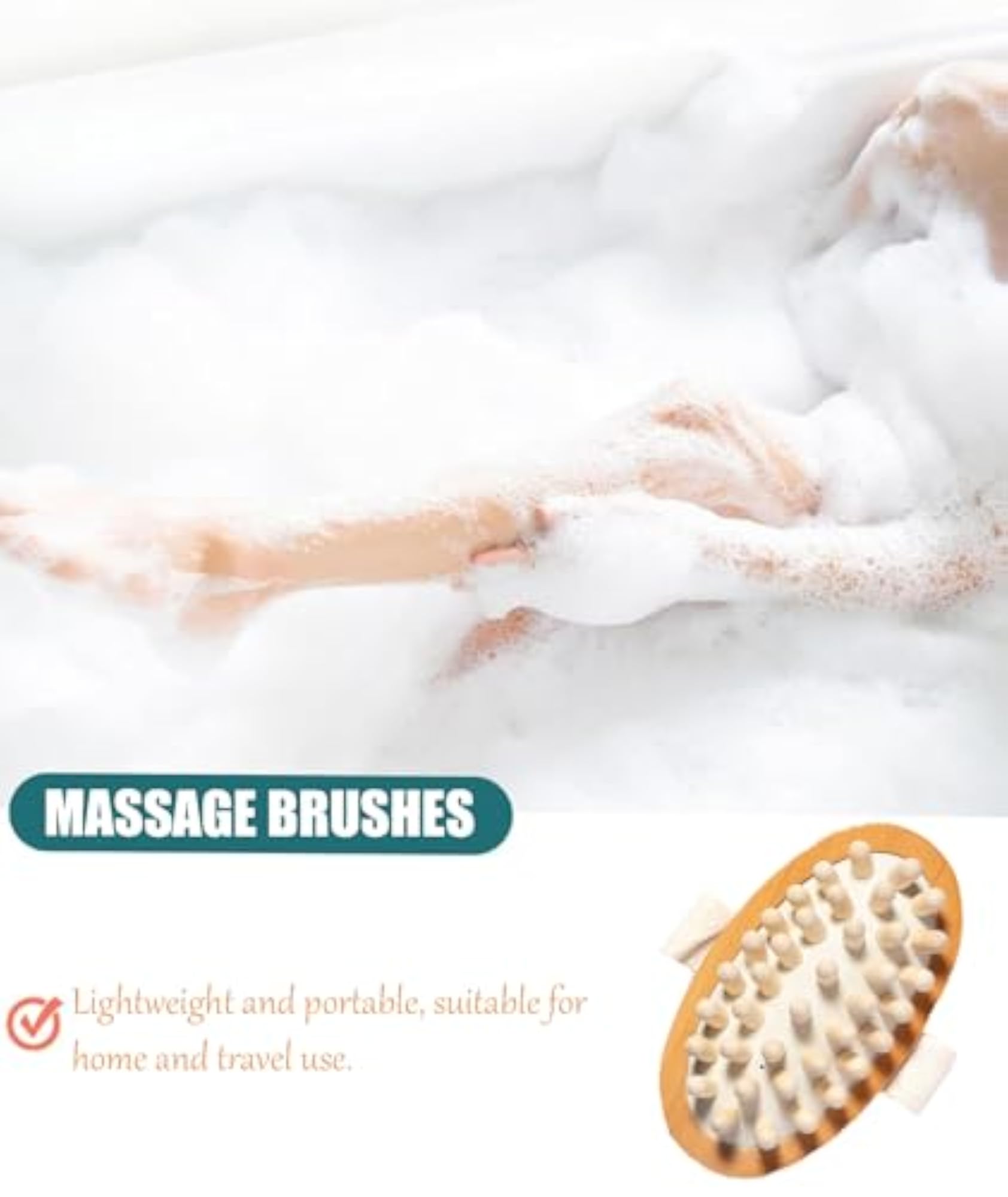 2PCS Meridian Massage Brush for Relaxation