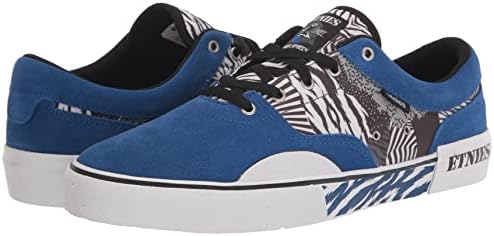 Etnies Men's Factor Low Top Skate Shoe, Blue/Black/White, 6.5 | Image 6