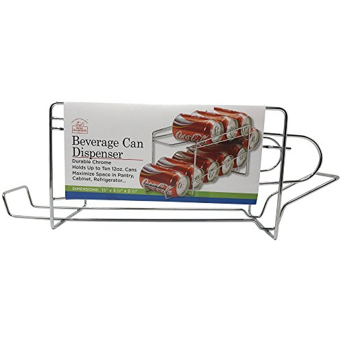 Better-Houseware-14966-Beverage-Can-Dispenser-Chrome