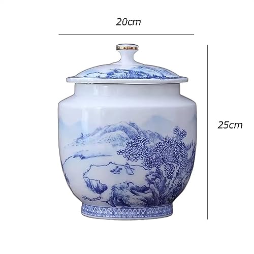 Boîte à thé hermétique grand pot céramique pour protéger les arômes de l'humidité - 3