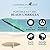 CARIBBEAN JOE Beach Umbrella, Portable Outdoor Sun Umbrella With UV Protection, Shoulder Carry Bag, Full 6 ft Arc, Mint