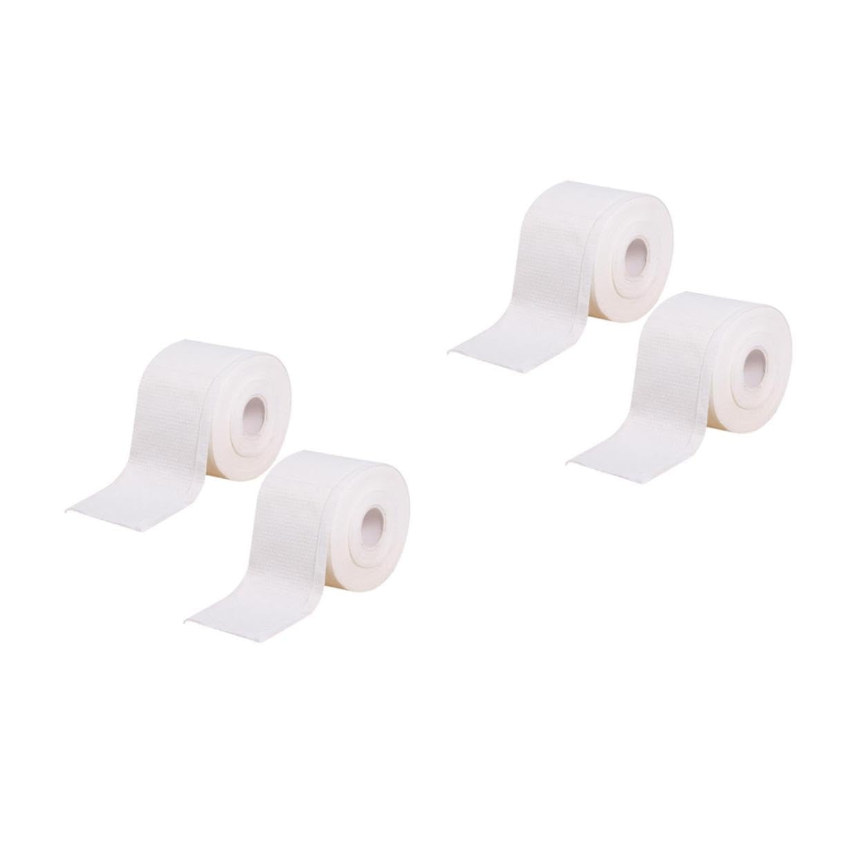 2 Series Toalla De Cara Almohadillas Tapa Facial Simple Limpieza Toallas Desechables Toallita De Maquillaje Toallita Desmaquillante Algodón 2 Rollos*2