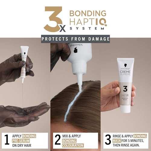 Schwarzkopf Creme Supreme 5-60 Chocolate Brown, Permanent Hair Dye, Caring Hair Dye Colouration With 3-Step Bonding System Against Damage, 100% Grey Coverage - 8