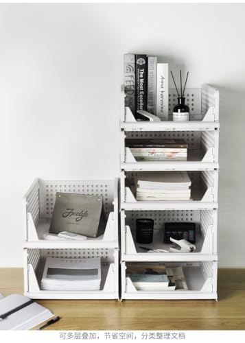 A foldable clothing storage basket-arbitrarily assembled multi-layer drawer storage box for wardrobes, stackable and pull-out design, very suitable for organizing clothes
