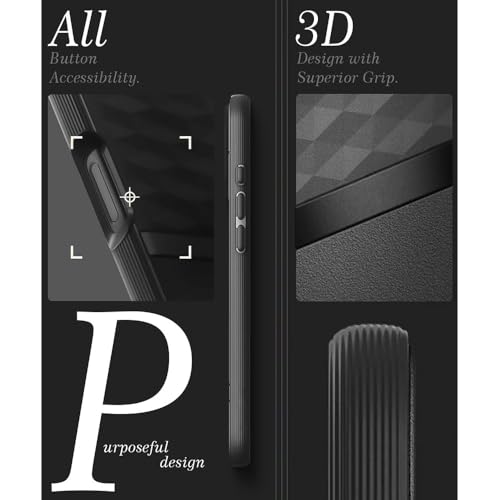 Image of Shockproof Case for Samsung Galaxy M36 5G / F36 5G | Full Camera Protection | TPU Flexible Back Cover for Samsung Galaxy M36 5G / F36 5G (Matte Black)