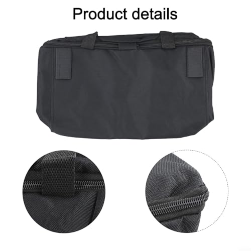 Fahrradkorb Innenaufbewahrungstasche Abnehmbare Oxford-Tuch Einkaufstasche mit Griff für vorne hinten Fahrradkorb Mountain Road City E-Bike Zubehör 31x22x20cm Schwarz