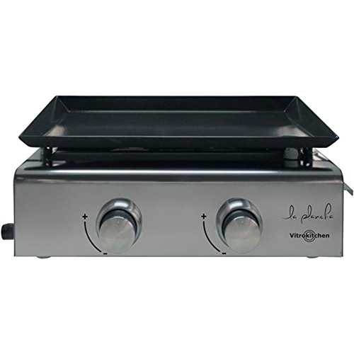 Plancha Gas Acero Inoxidable 2 Fuegos Pg210Ib En Oferta Vitrokitchen 5230036683 Placa De Gas