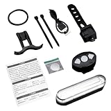 Équipement vélo mains libres : Doté d'un design haute luminosité et d'un feu clignotant de sécurité, cet accessoire vélo acrylique durable améliore la visibilité sans réglage manuel. Le cycliste peut ainsi se concentrer pleinement sur sa route.