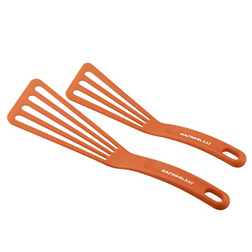 Image of Rachael Ray Tools & Gadgets 2-Piece Nylon Spatula Set, Orange - 51211 (Pack of 6)