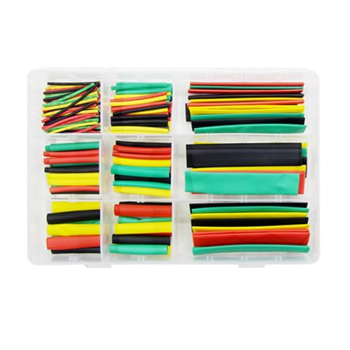 Wärmeschreinrohr Kits In Verschiedenen Größe Und Farbe Für Elektrische Isolierung Und Drahtreparaturen Mit Speicherkoffer Schläuchen Sortiment
