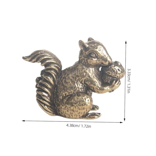 Figurine d'écureuil charmant rétro, cadeau idéal décoration de table - 4
