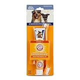 Arm & Hammer Complete Care Dog Dental Kit | 2.5 oz Chicken Flavor Enzymatic Dog Toothpaste, Toothbrush, & Finger Brush | Baking Soda Enhanced Formula for Fresh Breath and Tartar Control