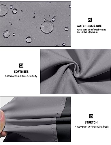 Little Donkey Andy Women's Lightweight Softshell Vest, Windproof Sleeveless Jacket For Runing, Hiking, Cycling, Golf（Gray M） #TOP5