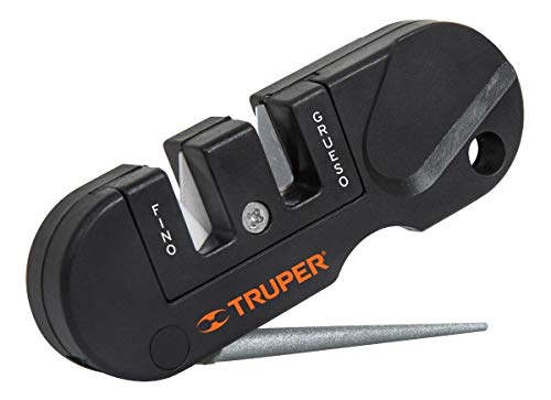 Truper Mini Knife Sharpener, Black