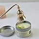 MUXSAM Kerzenlöscher Edelstahl Kerzenlöscher mit langem Griff Dochtlöscher Candle Snuffer Kerzenwerkzeug für Kerzen Docht Flammenlöscher Weihnachten Geschenke Dekoration,Schwarz