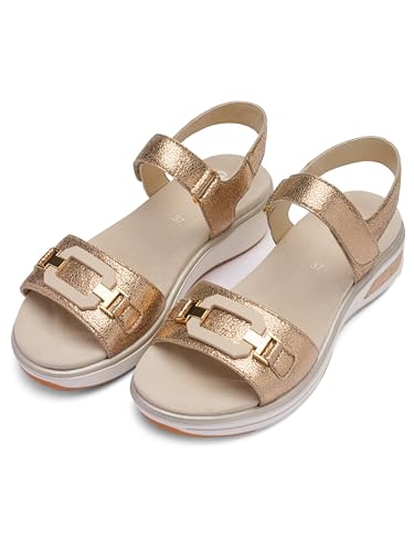 Sandales Ara Limone en platine 37 | Chaussures d'été confortables - 7