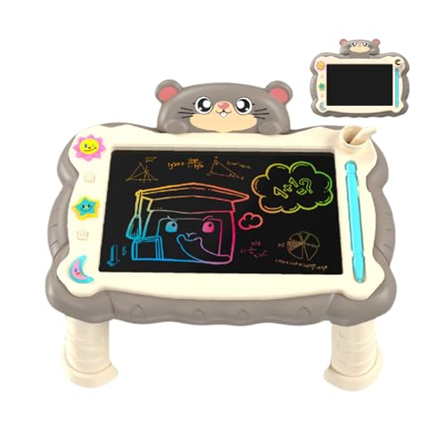 Tableta de escritura LCD, Tableta de dibujo para niños, Bloc de boceto borrable educativo con soporte, herramienta de enseñanza reutilizable, tableta de escritura para ejercicio de escritura a mano
