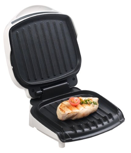 George Foreman Gr10Abw Champ Grill With Bun Warmer, White #TOP1