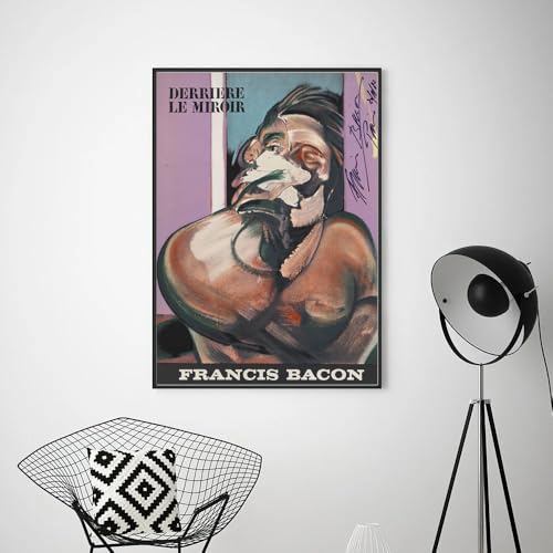 Peinture Francis Bacon déco salon affiche portrait rétro chic