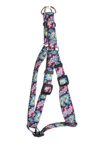 Image of Yellow Dog Design Step-In Harness, X-Small, Bohemian Paisley Black
